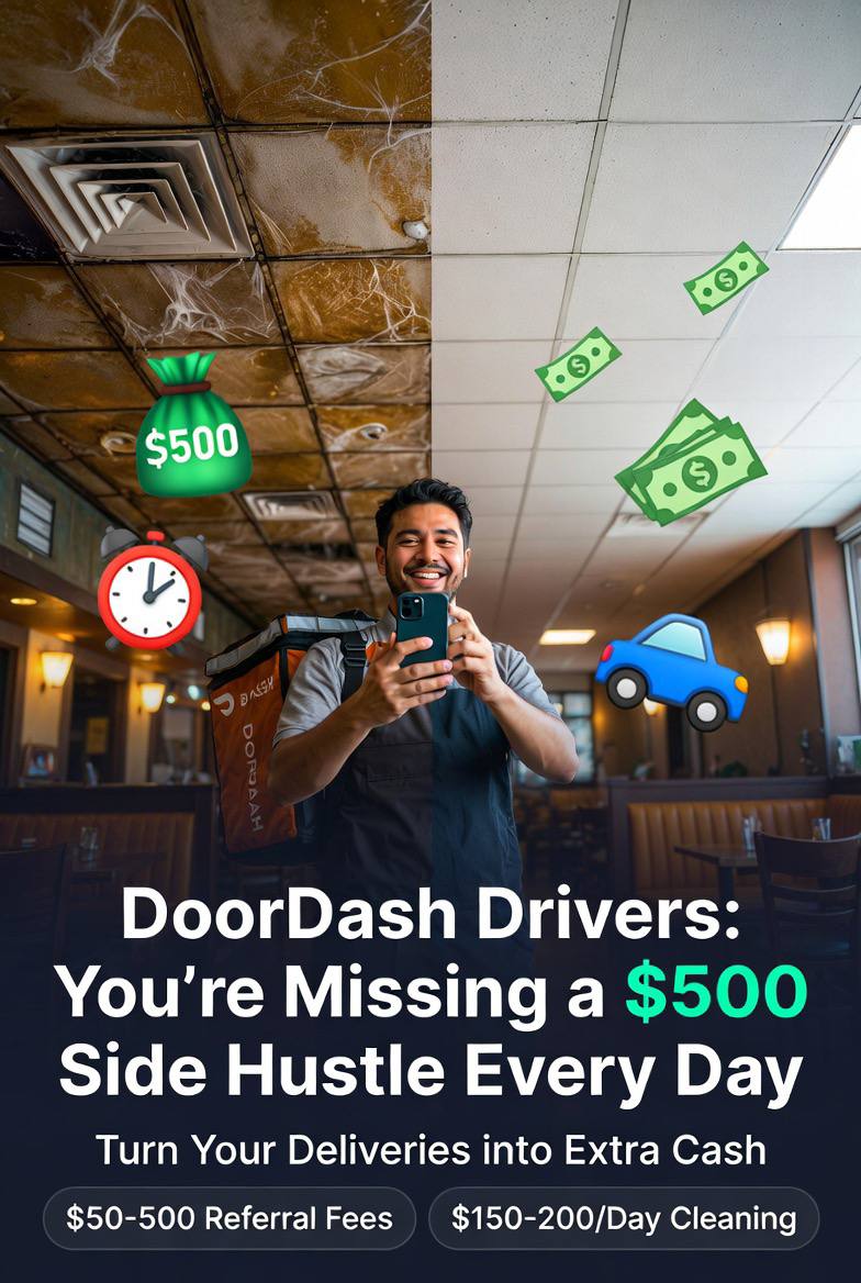 DoorDash drivers side hustle