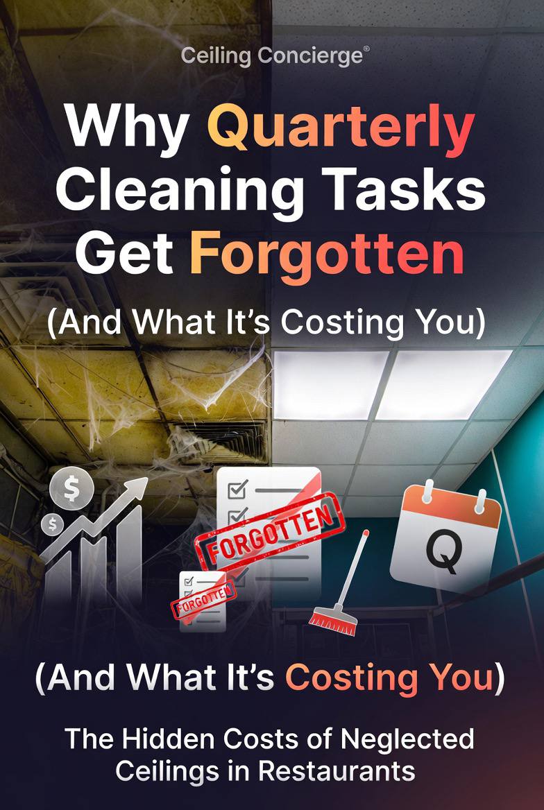 Why quarterly cleaning gets forgotten