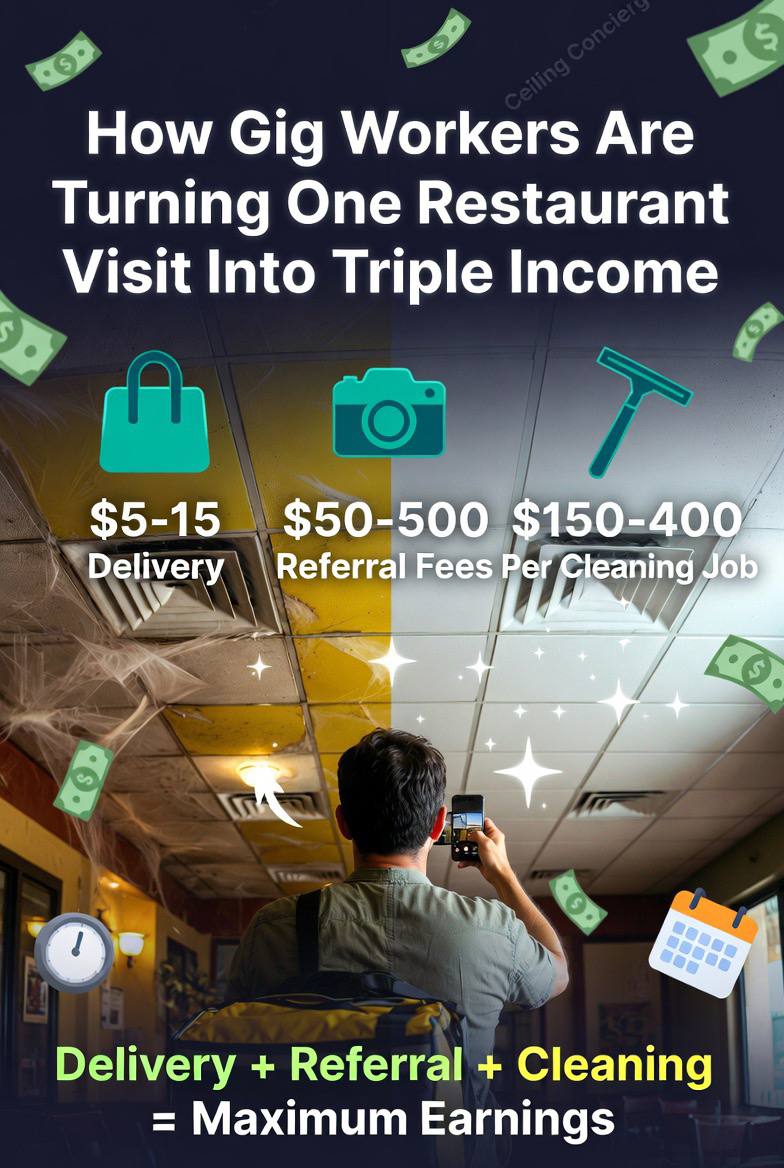 Triple income stream for gig workers